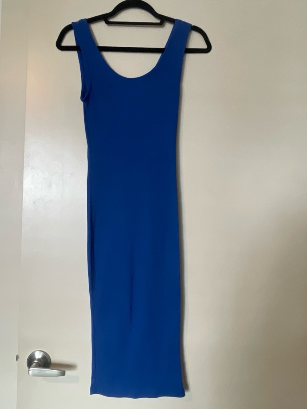 Ambiance Royal Blue Scoop Neck Maxi Dress